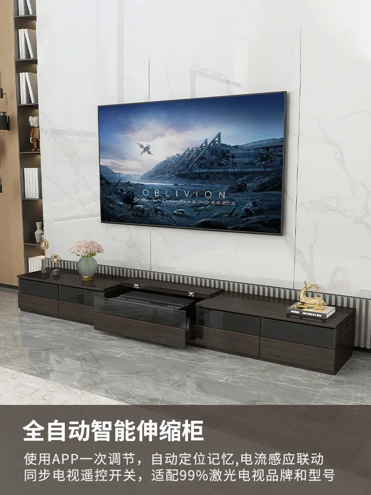 خزانة تلفزيون ليزر مقاس 88 بوصة من هايسنس، جهاز عرض خاص أوتوماتيكي بالكامل، تلسكوبي كهربائي متكامل للرفع، آلة خفية