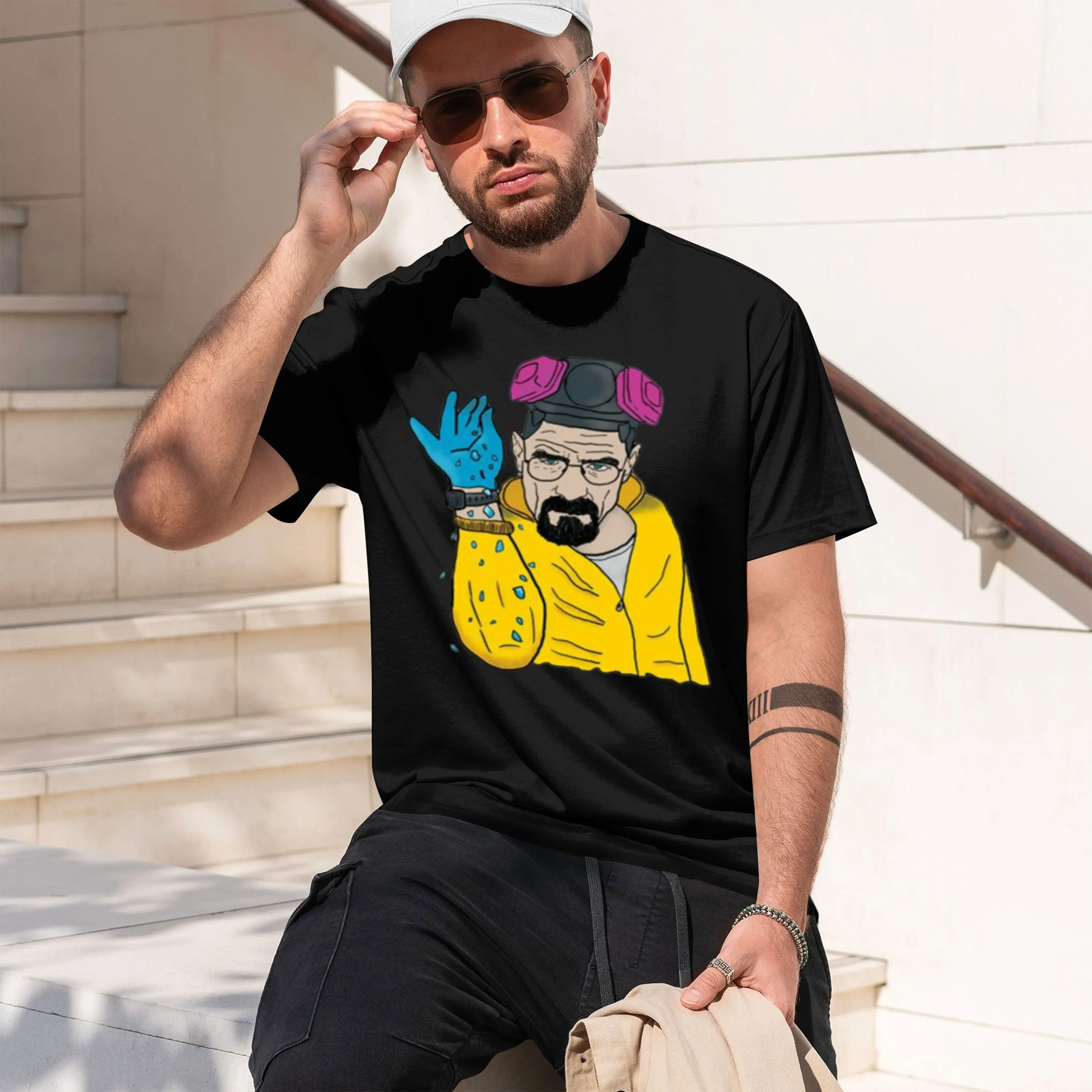 A veces mi genio es... ¡casi es asombroso! Camiseta de manga corta con cuello redondo para hombre, modelo nuevo 2026, clásica.