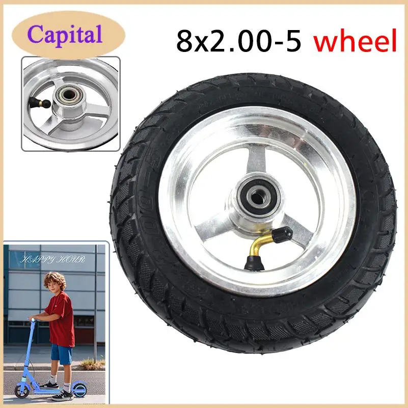 

tire 8x2.00-5 Tubeless Tire Wheel Tyre 8X2.00-5 wheel hub For Kugoo S1 S2 S3 C3 MINI Electric BIKE