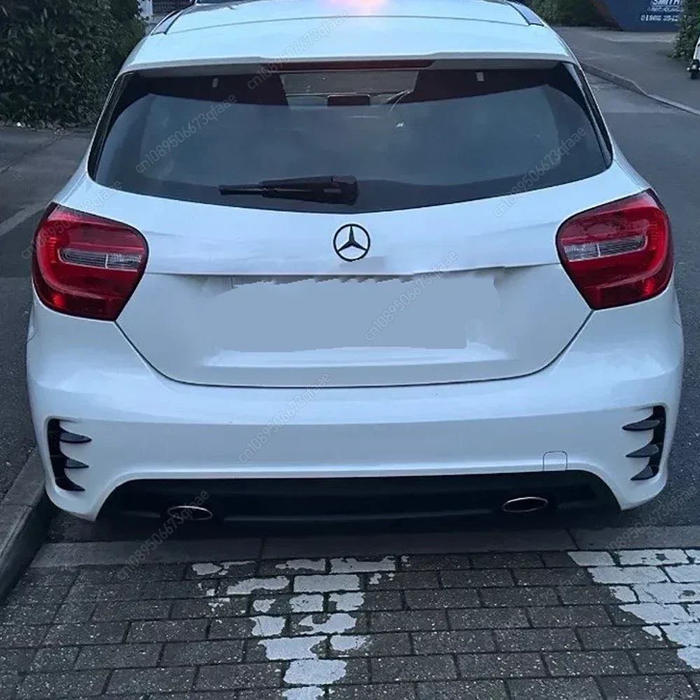 

W176 задний бампер вентиляционное отверстие Sport Canard Splitter Spoiler клапан крышка для Mercedes Benz A200 A250 A260 A45 AMG 2013-2018 хэтчбек