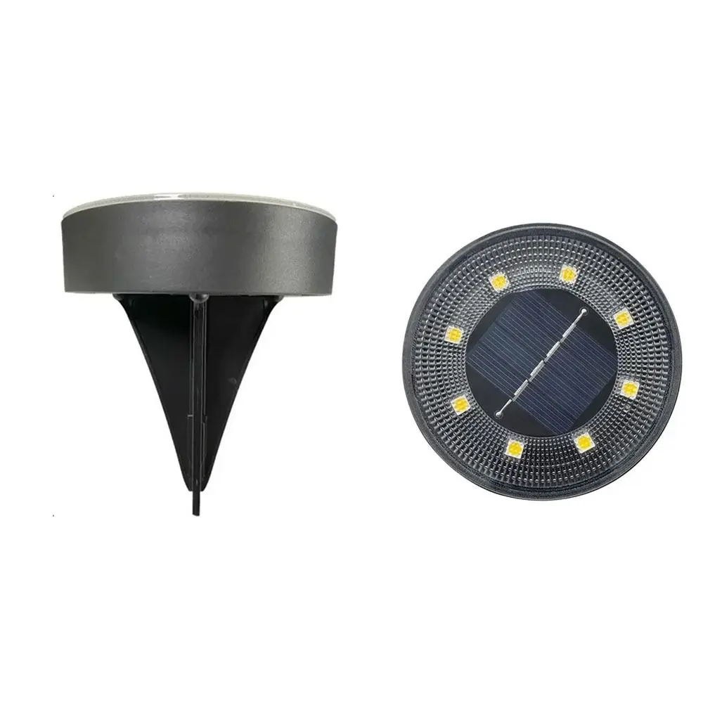 2Pcs Solar Power Solar Buried Lights Super Bright Warm /White Light Outside Solar Lights Durable IP68 Waterproof