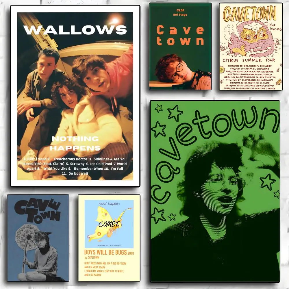 

Постер с изображением певца C-Cavetown, прочный холст для рисования, настенное украшение для дома, декор для самостоятельного оформления, художественное панно, эстетичный, водонепроницаемый