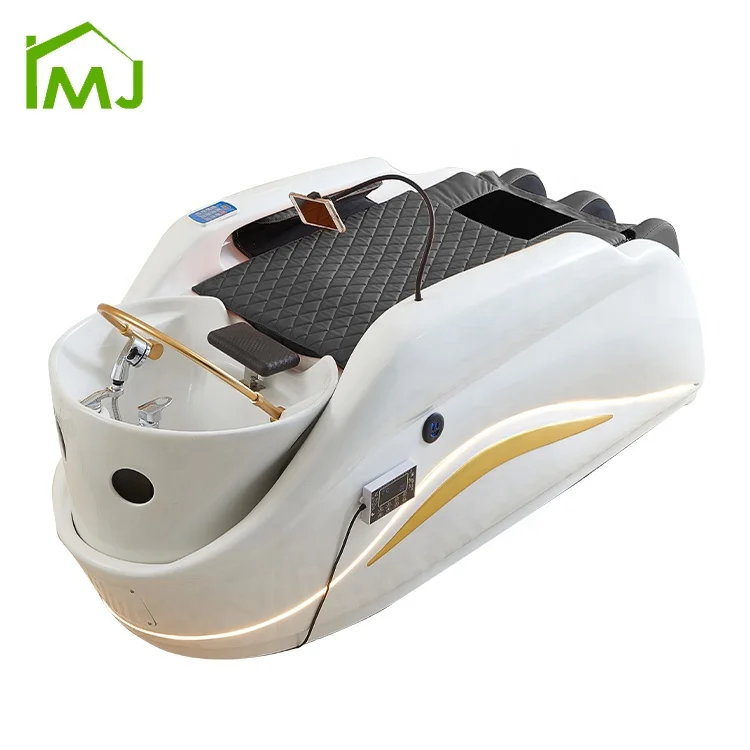 

Factory Wholesale Electric Back Massage Salon Shampoo Chair Hair Washing Bed
