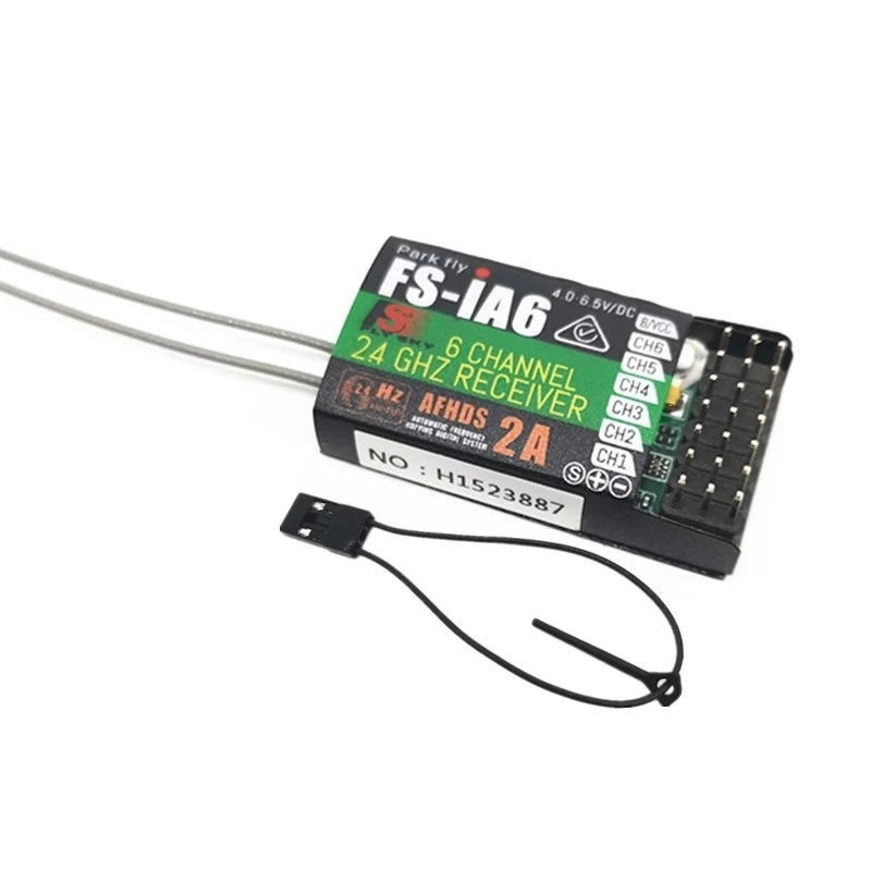 Flysky 2.4G 10CH FS-iA10B 10 Channels Receiver FS IA10B for Transmitter FS-I10 FS-I6S FPV RC Helicopter Quadcopter Aircraft