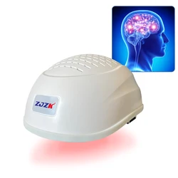 Photobiomodulation Infrared 810nm Brain Stimulation Therapy Helmet For Stroke Parkinson Autism Migraine LED Red Light Therapy