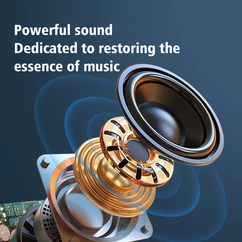 Zealot S49 High Power 20W 3600mAh Battery Portable Wireless Speakers Column HIFI Stereo Subwoofer Colorful Sound box Loudspeaker