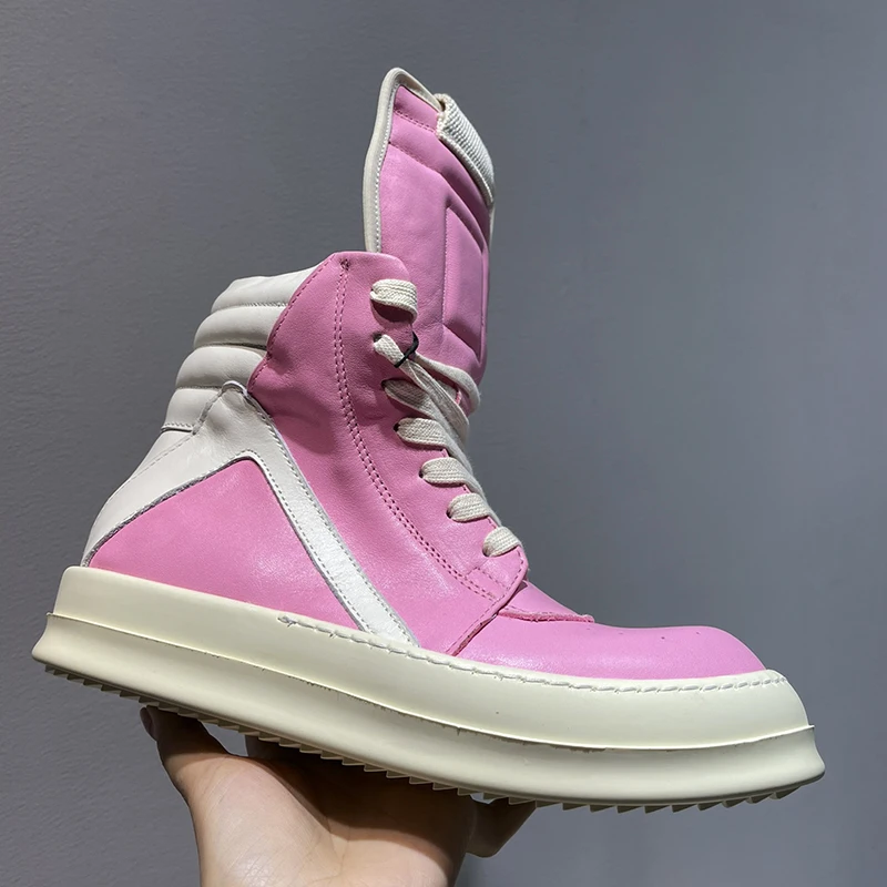 

Men Leather Boots Women's Sneakers Pink Shoes Owens Sneakers Men's Casual Shoes