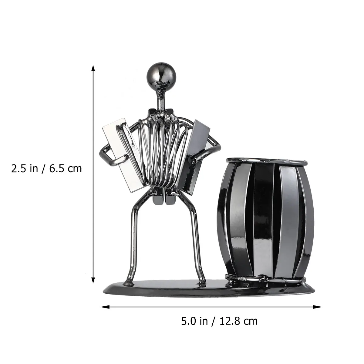 

Iron Accordion Pen Holder Stationery ganizer Makeup Brush Desk Tidy Office Supplies Lightweight Student Use