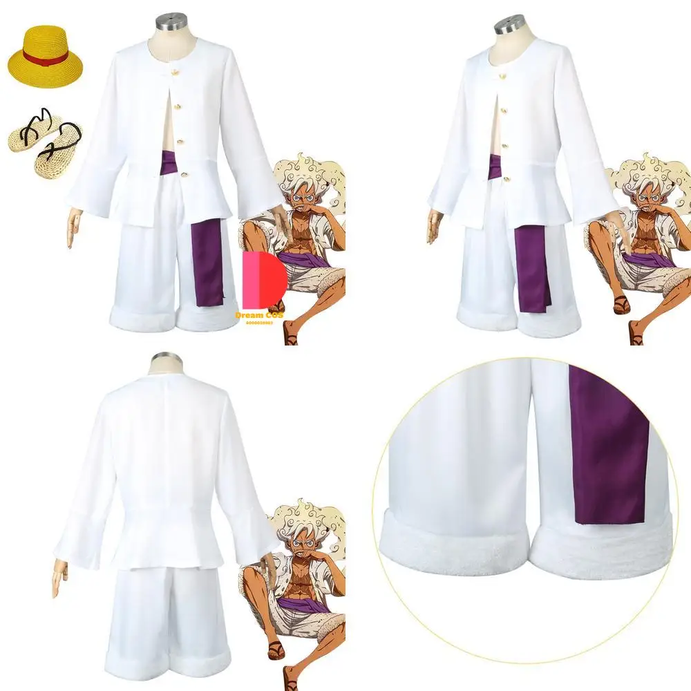 

Popular Anime Luffy Cosplay Costume Classic Role Play Stage Performance Outfit for Kids Adults for Comic Con Halloween Party