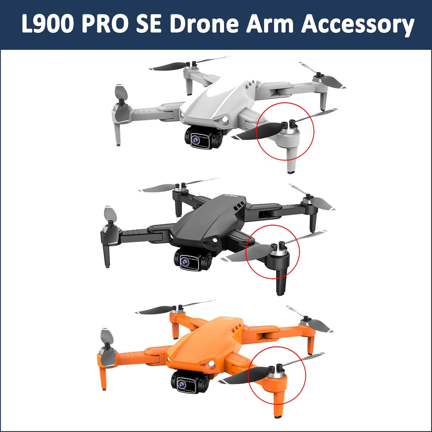 

Drone L900 Pro SE GPS Brushless Motor Quadcopter Original Arm with Engine Front Rear Arm Propeller Props Blade DIY Accessory