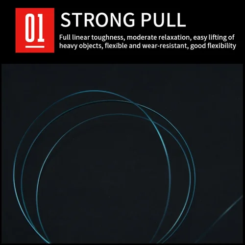 Imagen 2 del producto Línea de pesca de nailon súper fuerte, monofilamento japonés con revestimiento de fluorocarbono, accesorios de pesca de carpa marina, 500m, 2-35LB