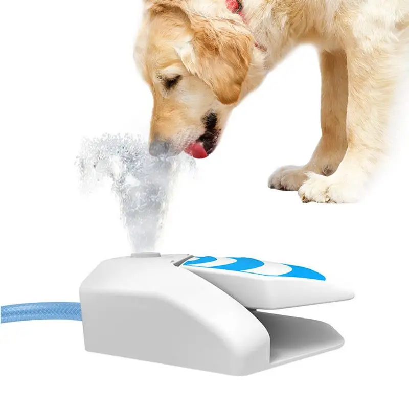 

Automatic Dog Cat Water Feeder Outdoor Pet Dog Water Fountain Puppy Cat Dog Step Spray Foot Pedal Drinking Dispenser Pet Supplie