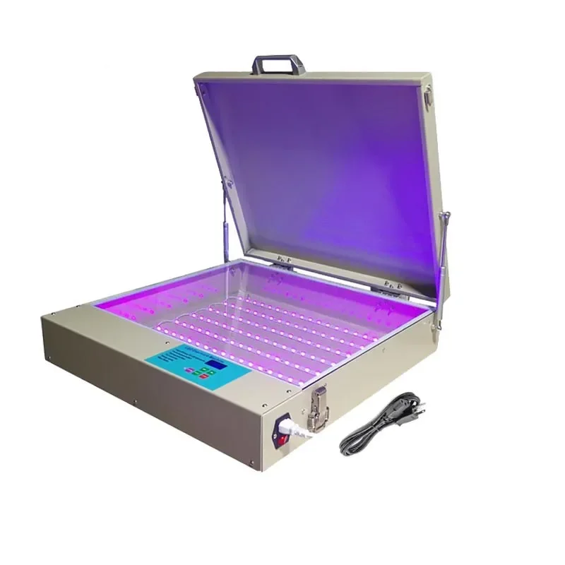 500x600 Tabletop Portable Precise UV Light Screen Printing Vacuum Exposure Unit with LED Bulbs