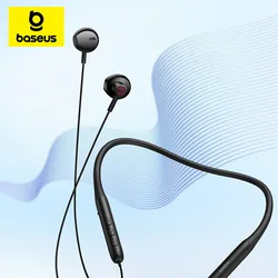 Baseus Wireless Earphones 5.2 Neckband Headphones 25 hours of battery life Bluetooth Earphones Earphone Waterproof Earplugs