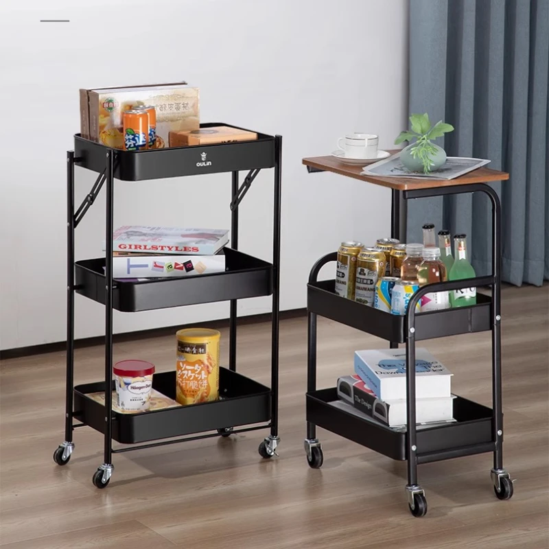 

Kitchen Trolley Storage Rolling Trolley Auxiliary Furniture Aesthetic Cart Organizer Shelves Wheels Rangements Cuisine Islands