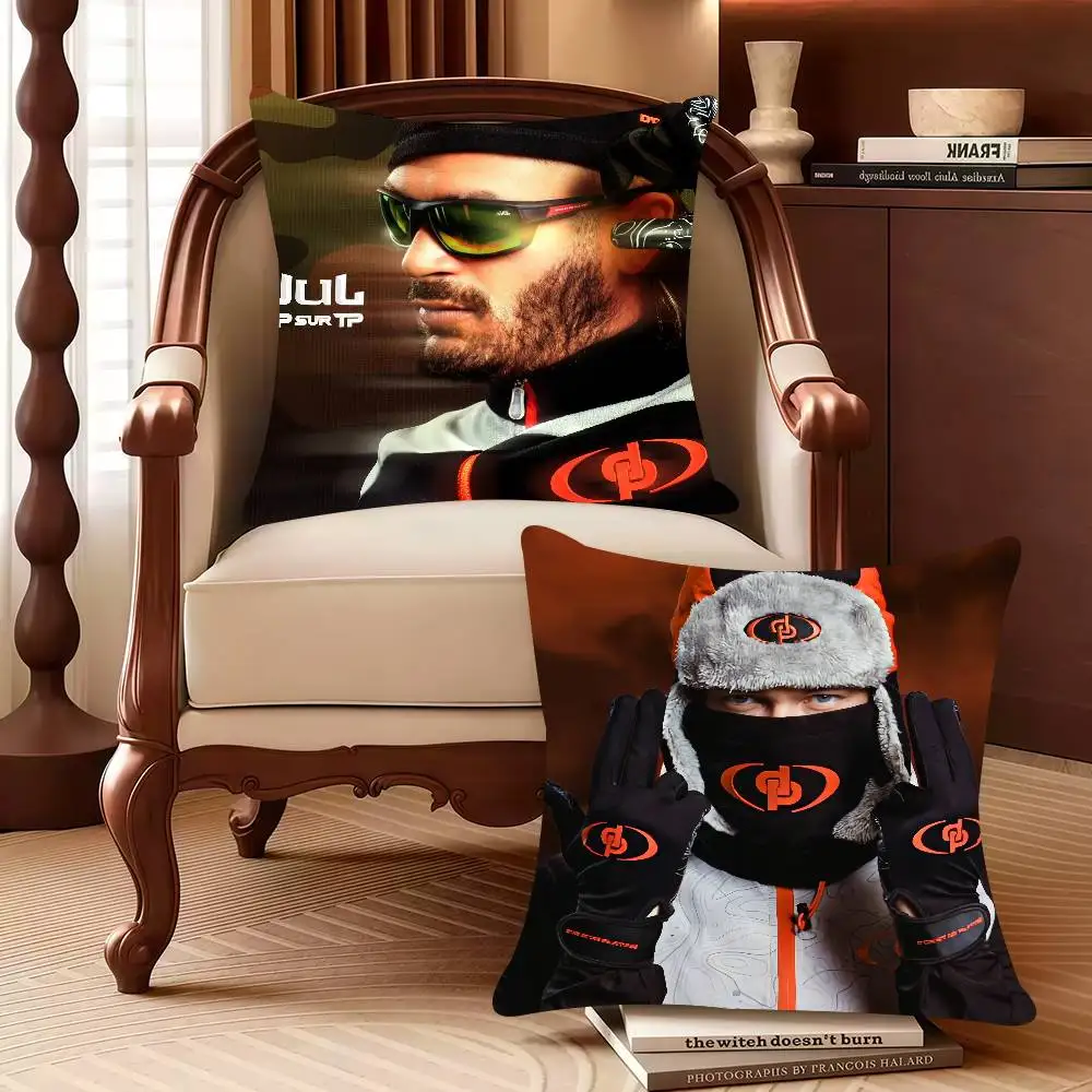 

Rapper J-JUL TP sur TP Pillow Case Decor Protective Covers Comfortable soft for Sofa Living Room Home office