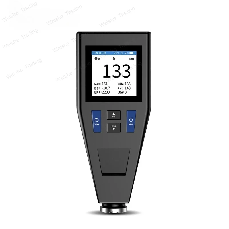 

Color Screen Car Coating Thickness Gauge Best Digital Meter for Automotive Paint Thickness Measurement F/NF Automatic Detection