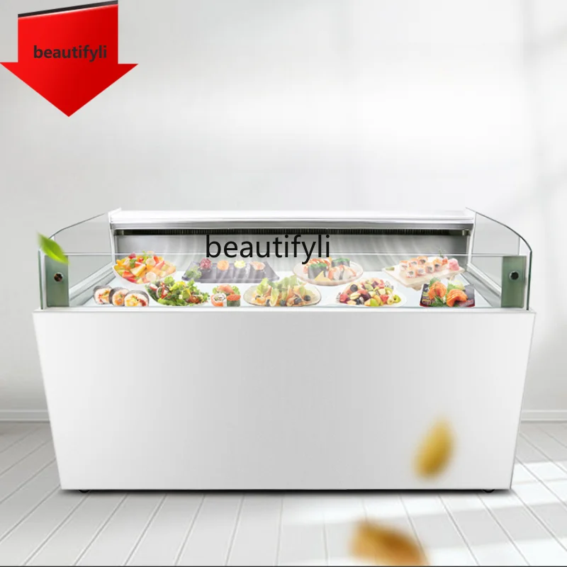 

A61 Display Cabinet Air-Cooled Commercial Cooked Food Supermarket Sandwich Cake Frozen to Keep Fresh Refrigerator