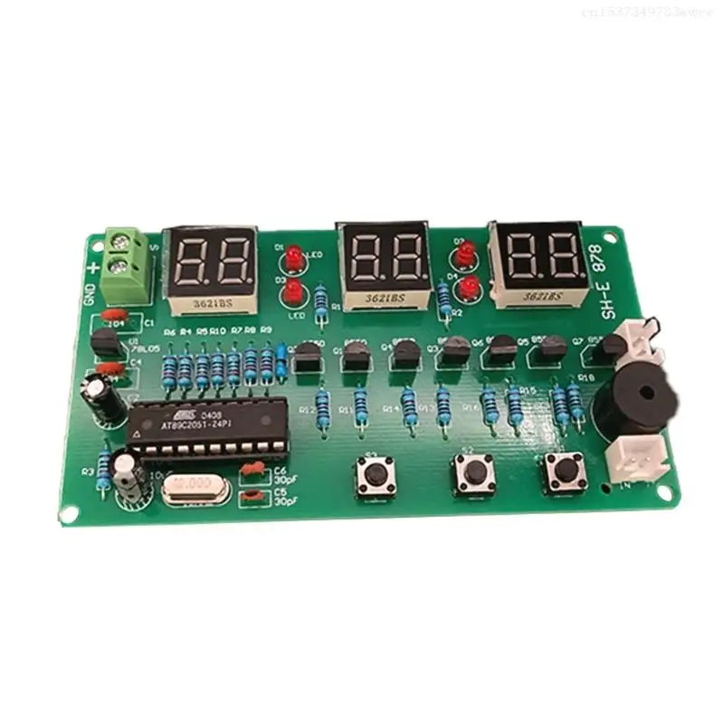 Electronic Clock Digital Tube LED Display PCB Soldering Practice Learning Board F0T6