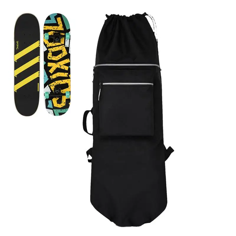 Skateboard Carry Bag Skiboard Handbag Shoulder Bag Waterproof Longboard Backpack Outdoor Longboards Carrying Case