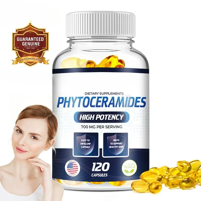 Phytoceramides Capsules - Supports Skin Whitening, Anti-Oxidation, Anti-Aging, Even Tone & Long-Lasting Radiance