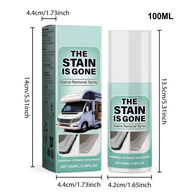 Odplamiacz do wnętrza samochodu 100ml Skuteczny środek do czyszczenia wnętrza samochodu Skuteczny środek do czyszczenia wnętrza samochodu Środek do czyszczenia wnętrza samochodu