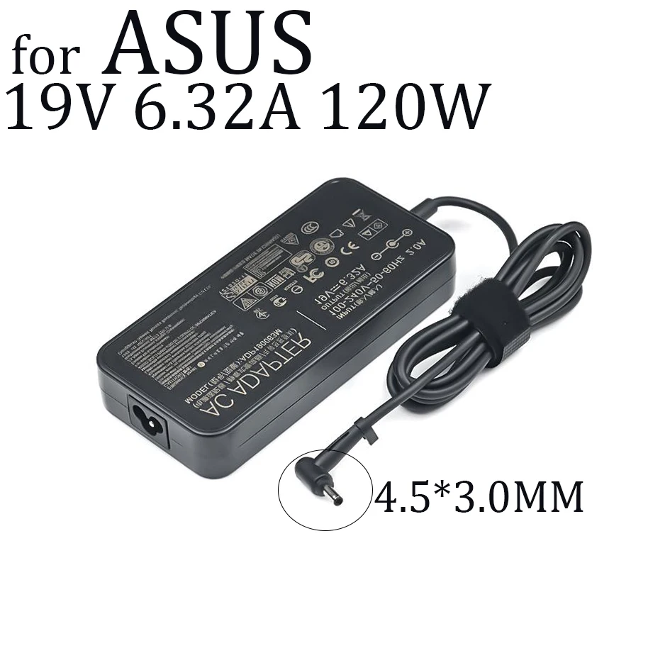 

19V 6.32A 120W 4.5x3.0mm PA-1121-28 AC Adapter Laptop Charger For Asus Zenbook UX Pro UX501VW UX501JW UX501V UX501J Chargeur