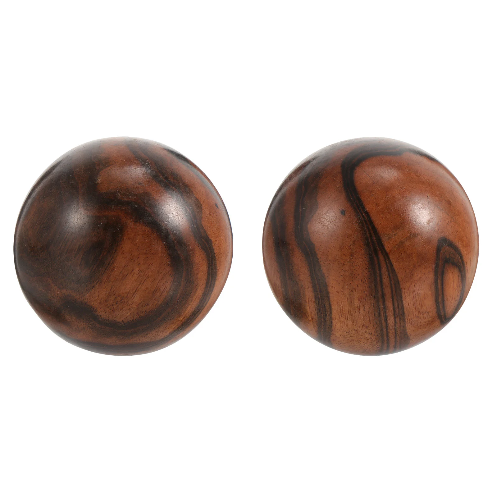 2 Pcs Massage Bal Wooden Ball Fitness Golfer Spins The Elder Toys Outdoor Chinese Baoding Balls Hand Exercise