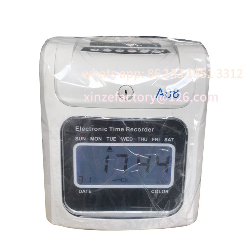 

Customizable English version attendance machine two-color punch clock automatic shift multi-shift multi-country English