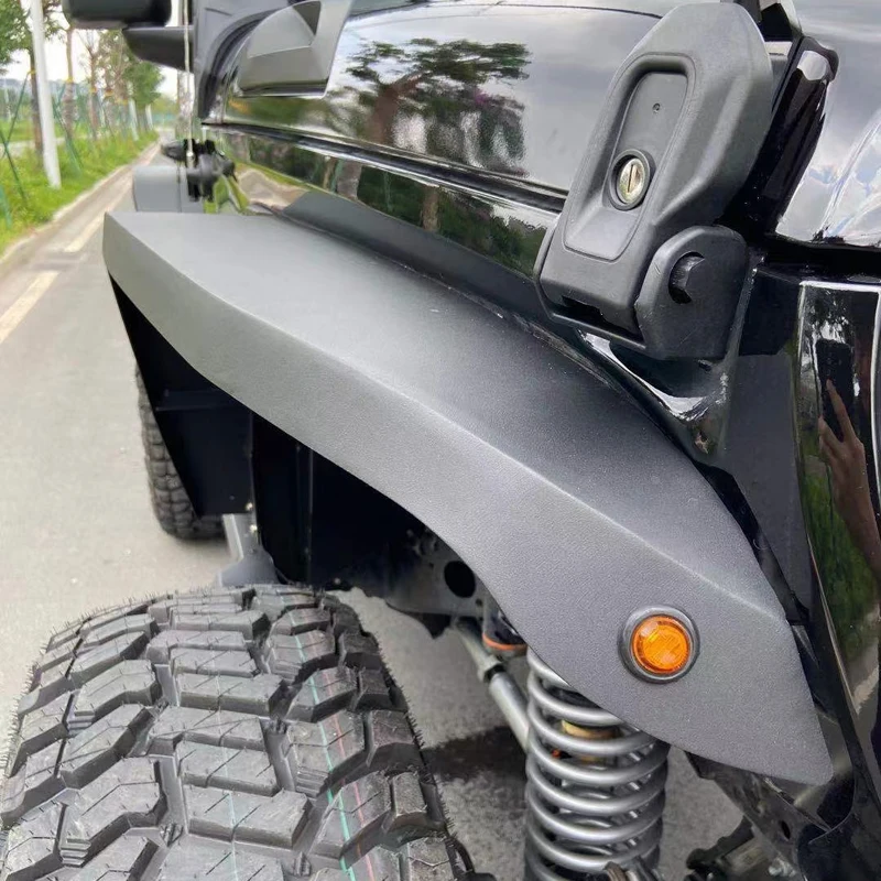 Fender flares For Jeep Wrangler JL 2018 2019 2020 2021 2022 2023 2024 front rear Aluminum fender 