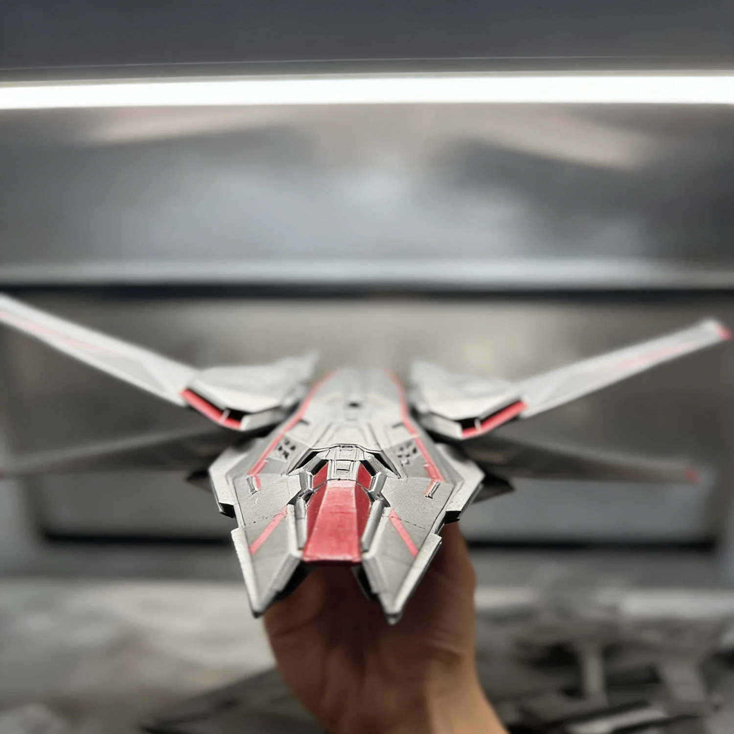 35cm 인터스텔라 스콜피오 우주선 조립 모델, 자석 접이식 날개, 정적 모델 선박 장난감 장식품