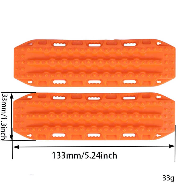 1/10 Anti-Skid Anti-Sand Escape Board Rescue Escaper Traction Tracks Mats For TRX4 TRX6 SCX10 Bronco Defender RC4WD Crawler Car