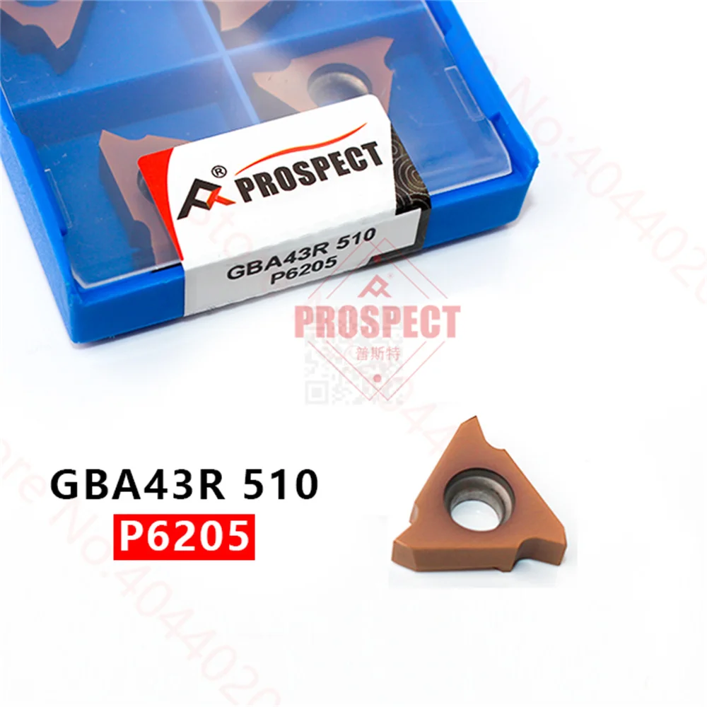 GBA43R100 GBA43R105 GBA43R110 GBA43R115 GBA43R120 GBA43R125 GBA43R130 GBA43R140 GBA43R150 P6205 Carbide Insert GBA43R Inserts