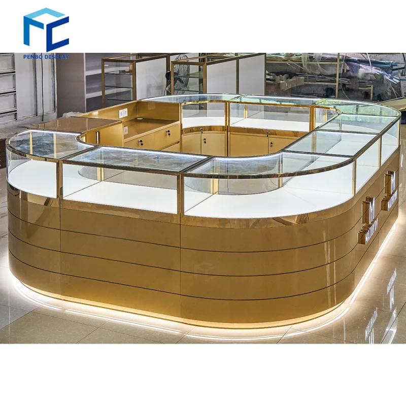 

2025customized.Customized women's men's dubai perfume showcase store display furniture Luxury perfume cabinets kiosk sale