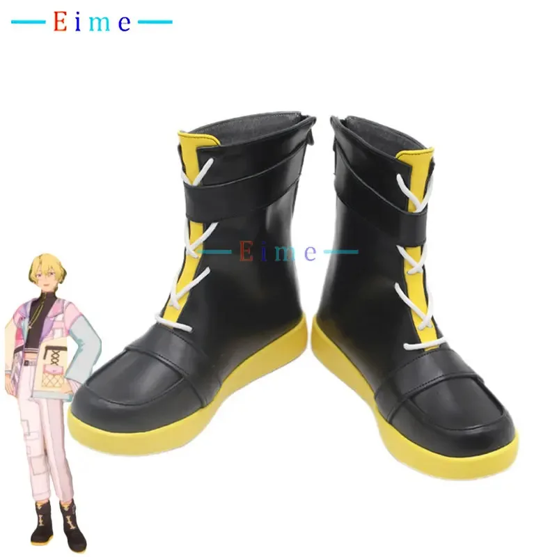 

Игровой ансамбль со звездами Томоэ Хиёри, обувь для косплея, обувь из искусственной кожи, карнавальные ботинки на Хэллоуин, реквизит для косплея, индивидуальный заказ