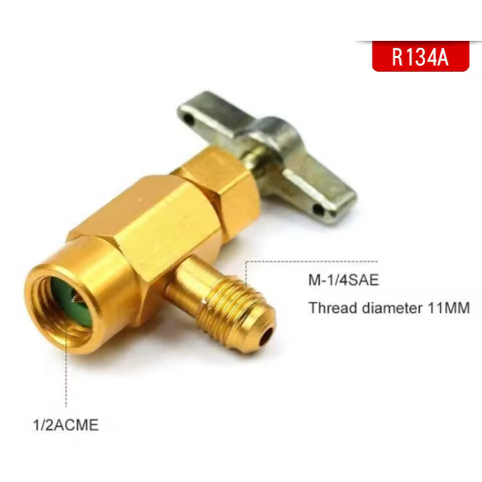 병에 탭 R134 밸브 오프너 자동차 탭 어댑터