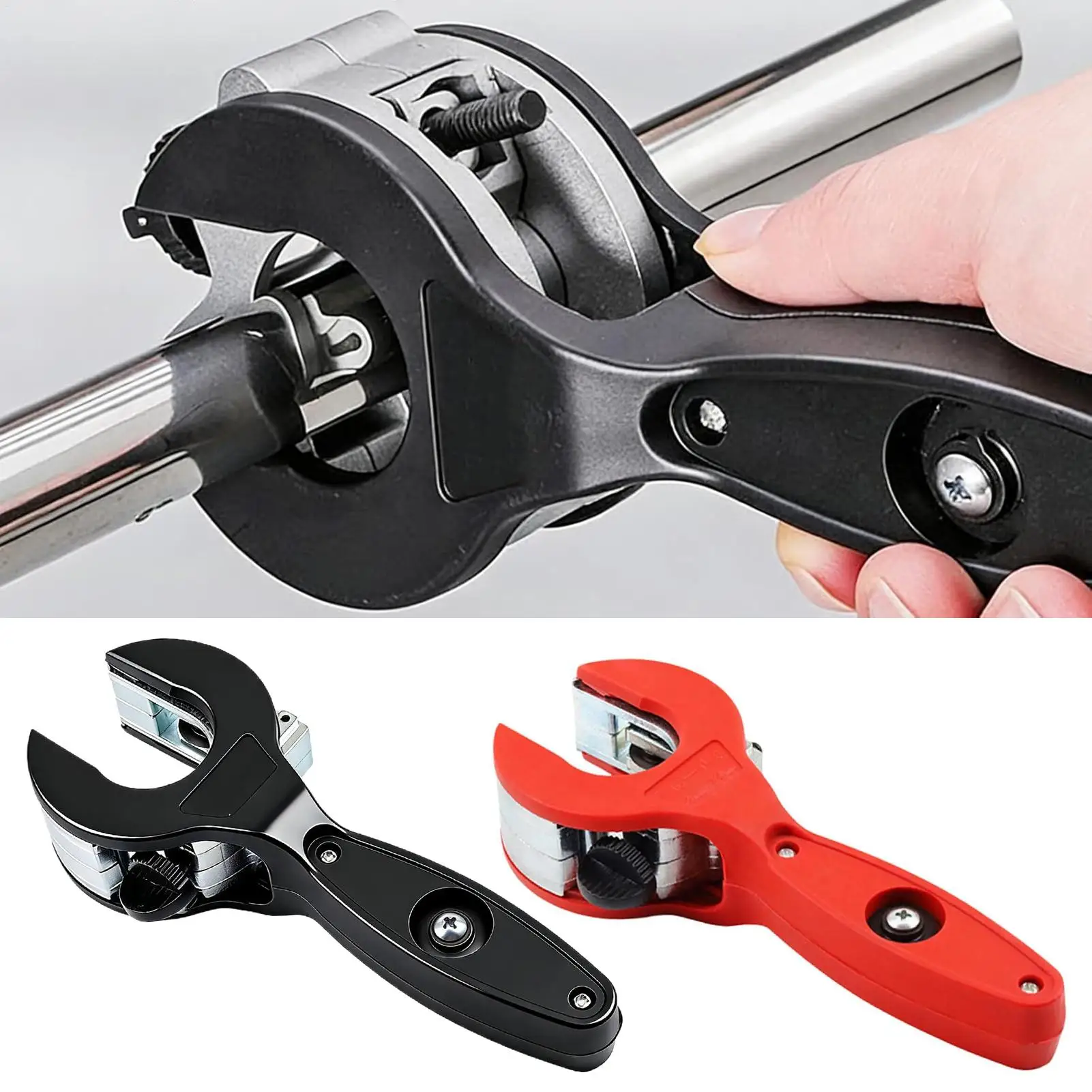 

Ratchet Pipe Cutter 8-29mm for Stainless Steel Copper Aluminum Tubes Professional Hose Cutting Tool for Auto Repair and Plumbing