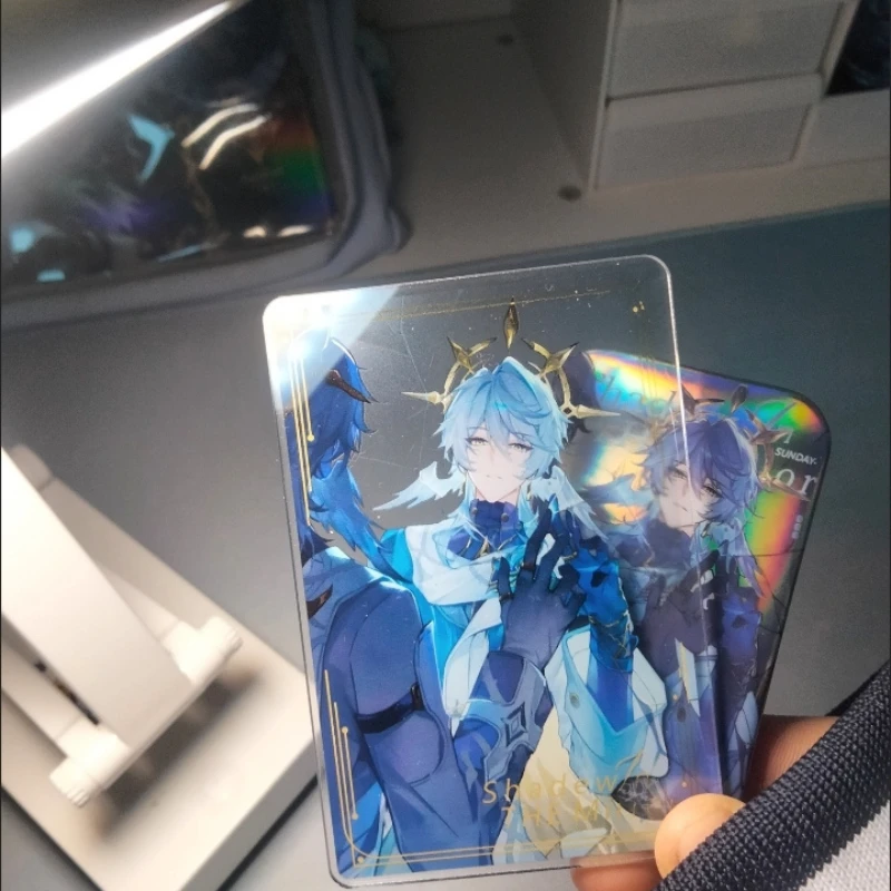

Anime Honkai:Star Rail Sunday Old Days and New Days Rectangle Metal Flash Brooch Pin Badge Clear Card For Clothes Backpack Gifts