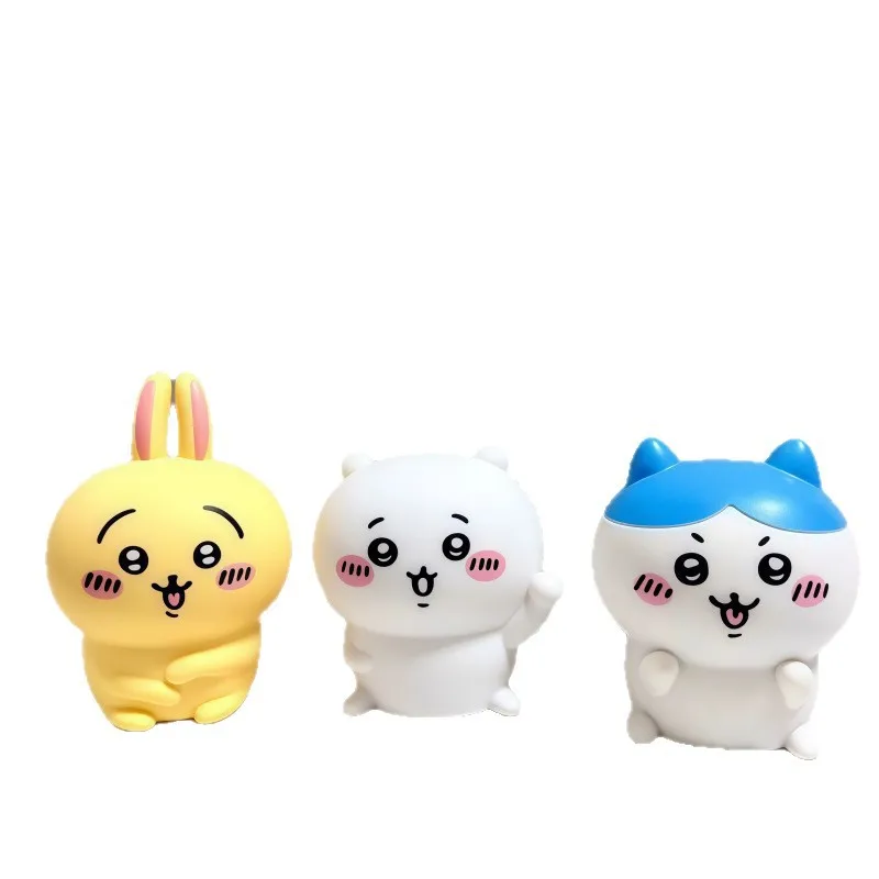 Kawaii Chiikawa Night Light Cartoon Ornaments Glowing Toy Hachiware Usagi Model Night Light Bedroom Ornaments Christmas Gift - view 6