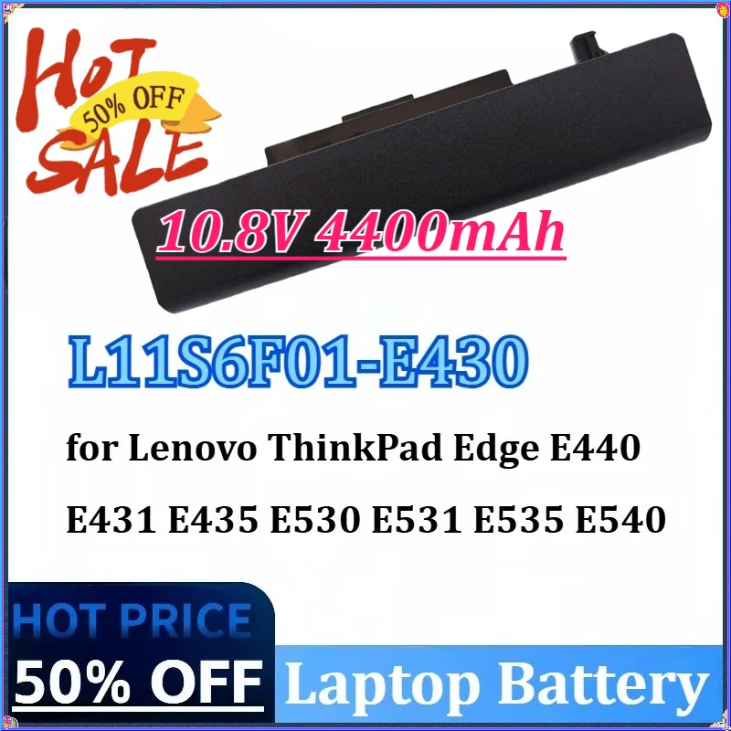 

L11S6F01-E430 10.8V 4400mAh Laptop Battery for Lenovo ThinkPad Edge E440 E431 E435 E535 E530 E531 E540 E430C 45N1043 E545 E530