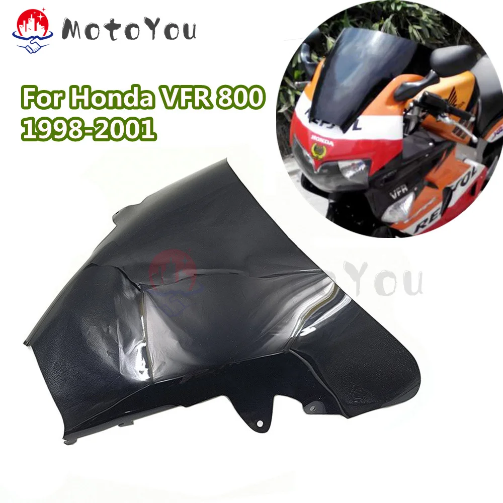 Parabrisas Shielda De Doble Burbuja Para Motocicleta