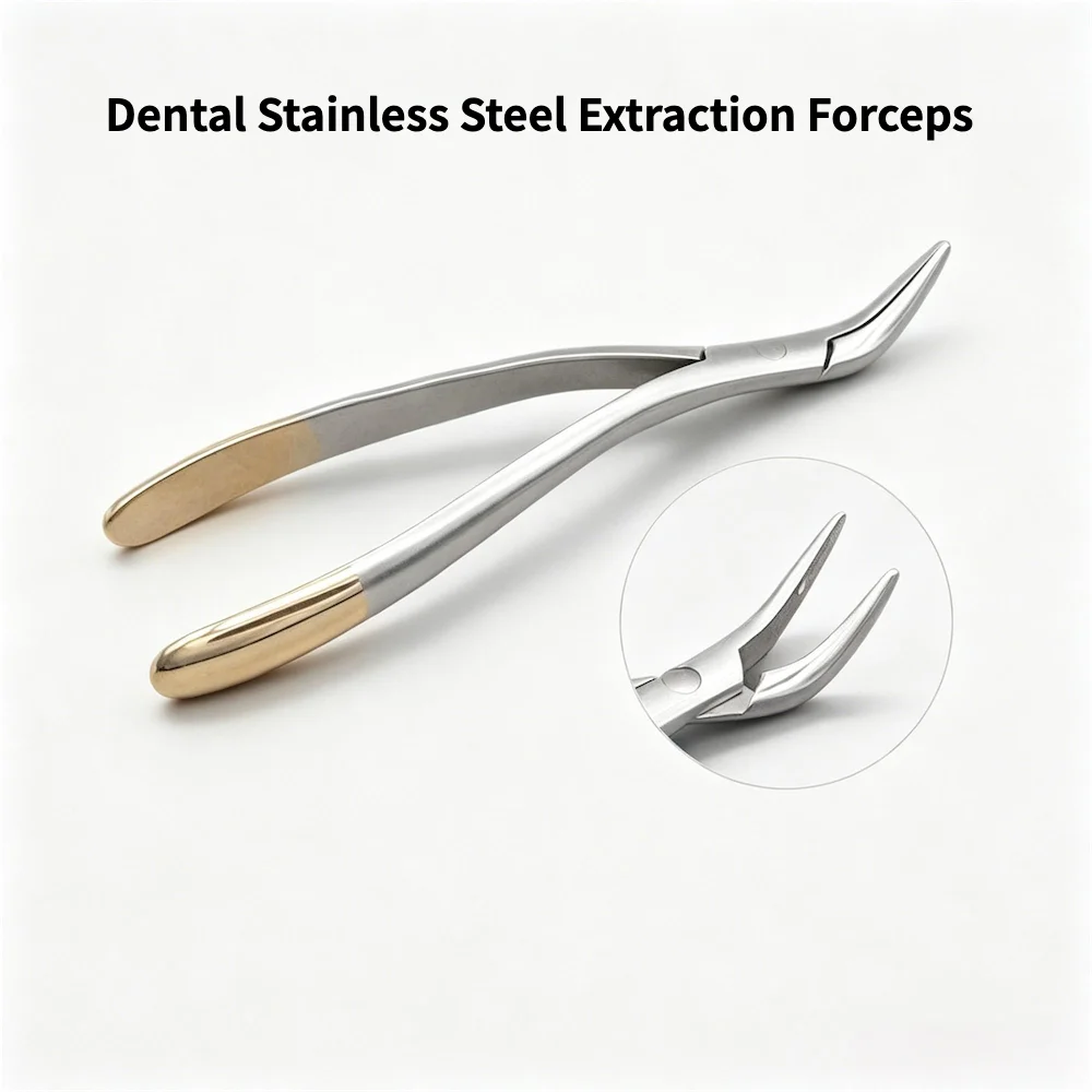 Premium Stainless Steel Minimally Invasive Extraction Forceps, Universal Pliers for Upper Lower Primary Teeth & Broken Roots