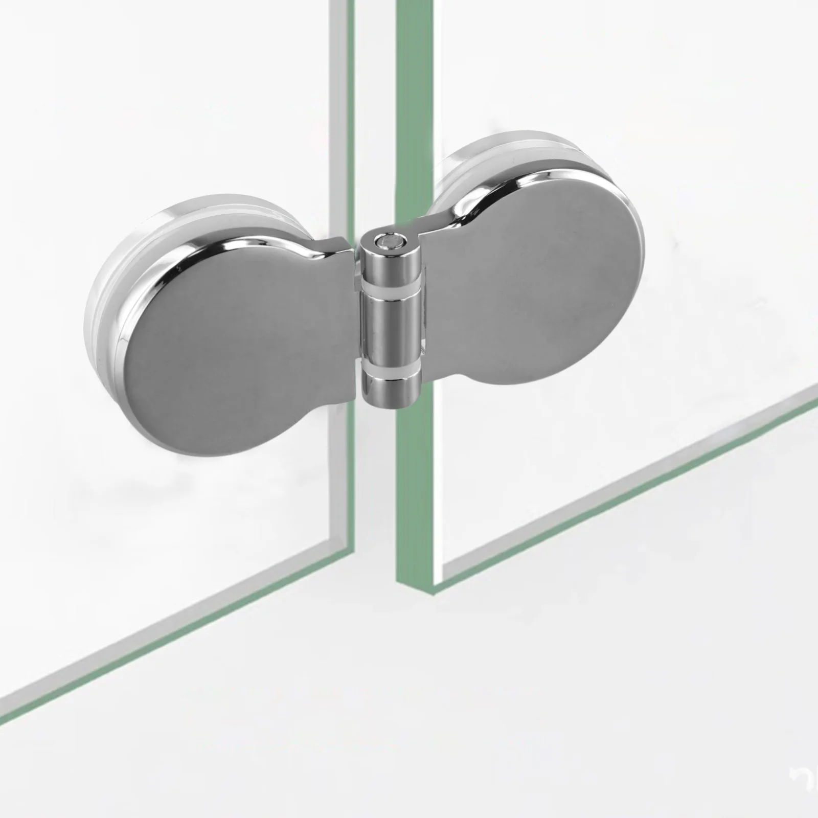 

180 Degree Hinge Bathroom Glass Accessories Double Side Hinge Single Side Hinge Suitable For 5-12mm Glass For Glass Shelf