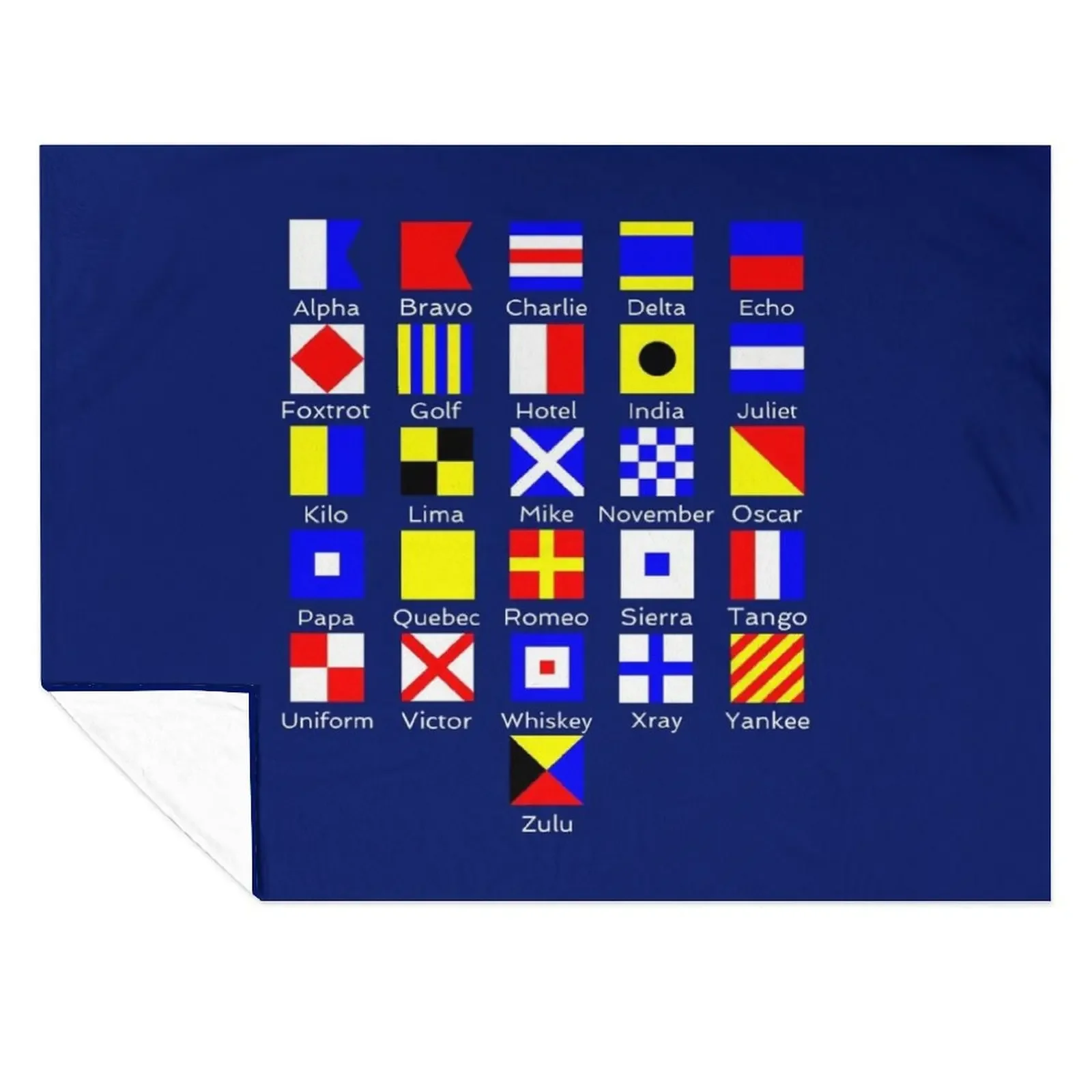 

Sailing Nautical Signal Flag Alphabet Throw Blanket Designers Blankets For Sofas Soft Plaid blankets ands Blankets