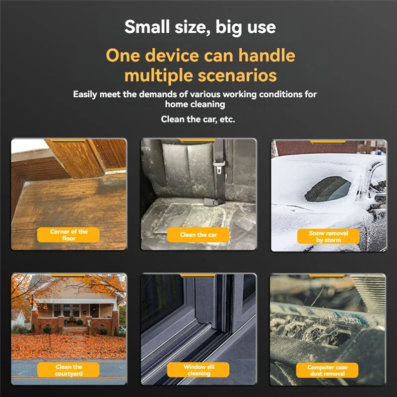 AA19 ventilateur violent ventilateur 340000 tr/min outil de soufflage de nettoyage de poussière portable collecteur de poussière électrique Rechargeable ventilateur Turbo de voiture