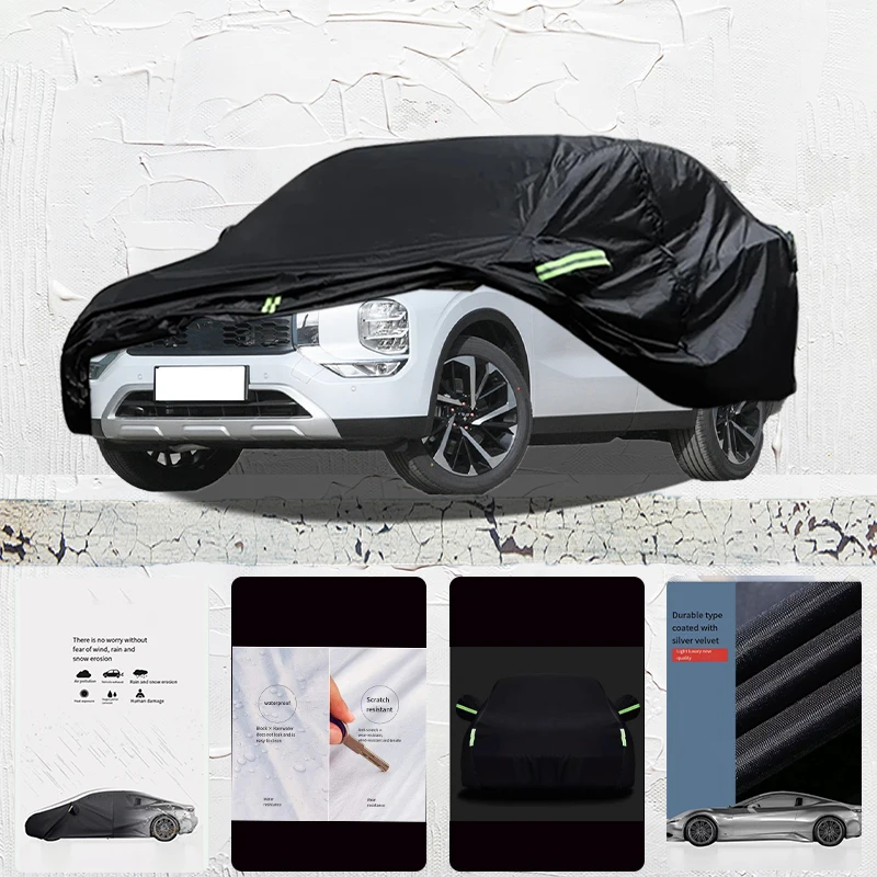 

For Mitsubishi Outlander Anti-UV Sun Shade Rain Snow Resistant Dustproof Car umbrella Full Car Cover Outdoor Protection