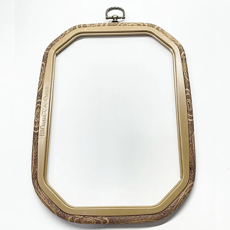 

3Pcs Cross Stitch Embroidery Hoops Vintage Wood Grain Design DIY Sewing Frame Decorative Craft Rings Needlework Supplies