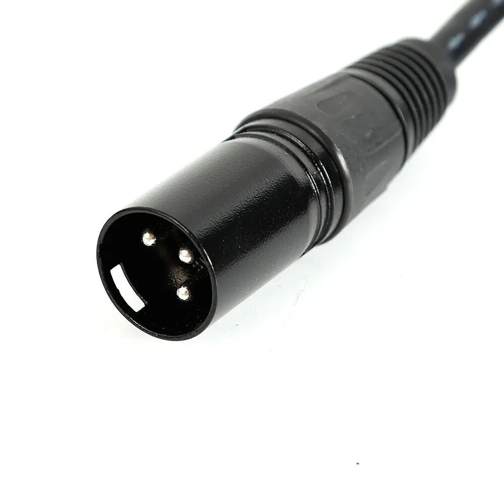 10 x DMX-kabel 2,0 m XLR 3-polig mannelijk-vrouwelijk voor toepassing van 110 ohm