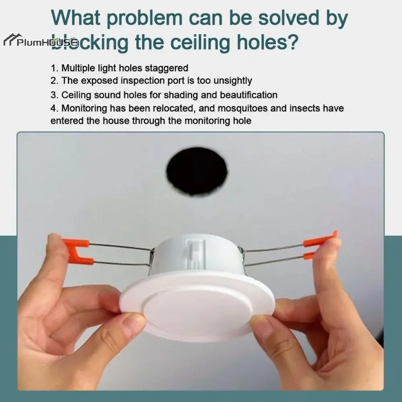 

Декоративная заглушка для отверстия в трубе кондиционера, предотвращающая попадание пыли, простая установка для спальни или гостиной