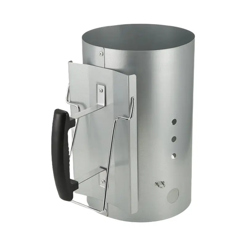 Y50A-Chimney Starter With Safety Handle, Charcoal Starters Chimney For Weber 7416, 12.7 X 8.1 X 12.5 Inches
